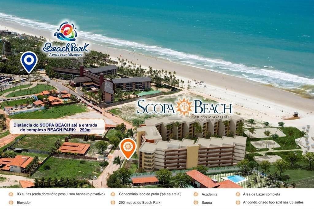 Scopa Beach #C2100 - Porto Das Dunas Por Carpediem Акирас Экстерьер фото